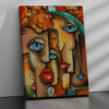 Modern Figurative Art Canvas Print - Elegance in Modern Form - 18*24 inch