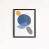 abstract-blue-mustard-geometric-wall-art-laminated-frame