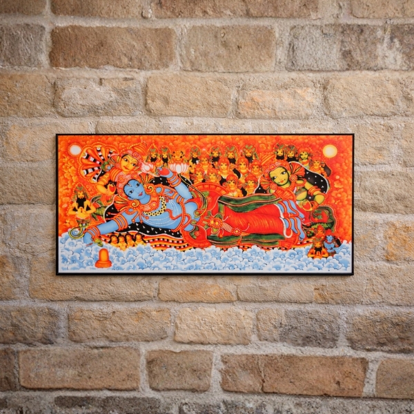 anantha-shayana-vishnu-kerala-mural-laminated-frame-20x16