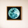 aqua-blue-full-moon-laminated-frame-wall-art