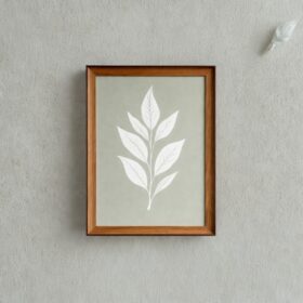 botanical-leaf-minimal-framed-wall-art