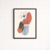 abstract-floral-line-art-laminated-frame