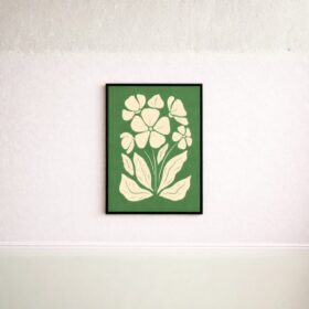 green-botanical-floral-wall-art-laminated-frame-20x16