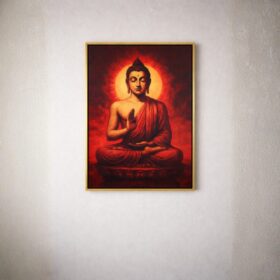 green-botanical-floral-wall-art-laminated-frame-20x16