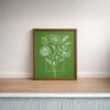 green-floral-line-art-laminated-wall-frame-20x16