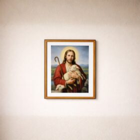 jesus-christ-good-shepherd-laminated-wall-frame