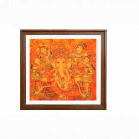 lord-ganesha-kerala-mural-laminated-frame-20x16