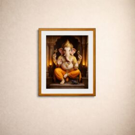 lord-ganesha-laminated-wall-frame-20x16