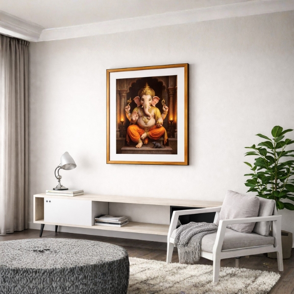 Lord Ganesha Laminated Wall Frame (SICR00159) - Image 3