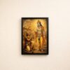 lord-krishna-blessing-arjuna-mahabharata-laminated-wall-frame