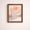 minimal-abstract-sunset-landscape-framed-wall-art