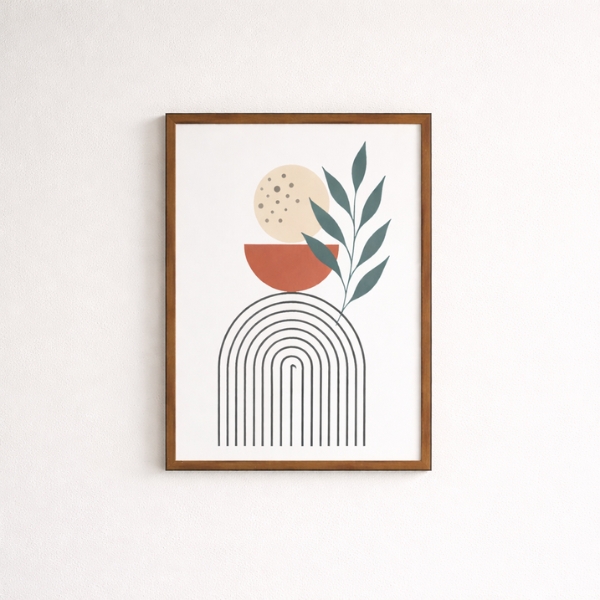 minimalist-abstract-botanical-arch-wall-art-frame