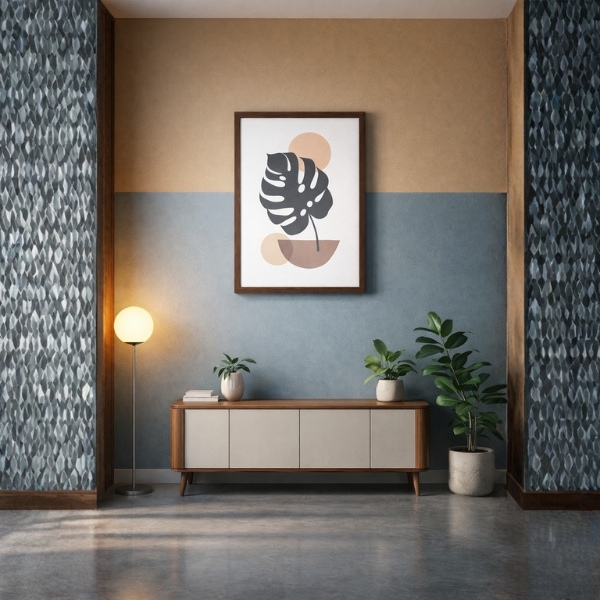 Minimalist Monstera Leaf Wall Art Frame (SICR00178) - Image 2