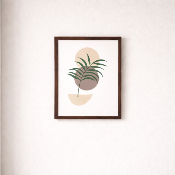 minimalist-botanical-palm-laminated-wall-frame