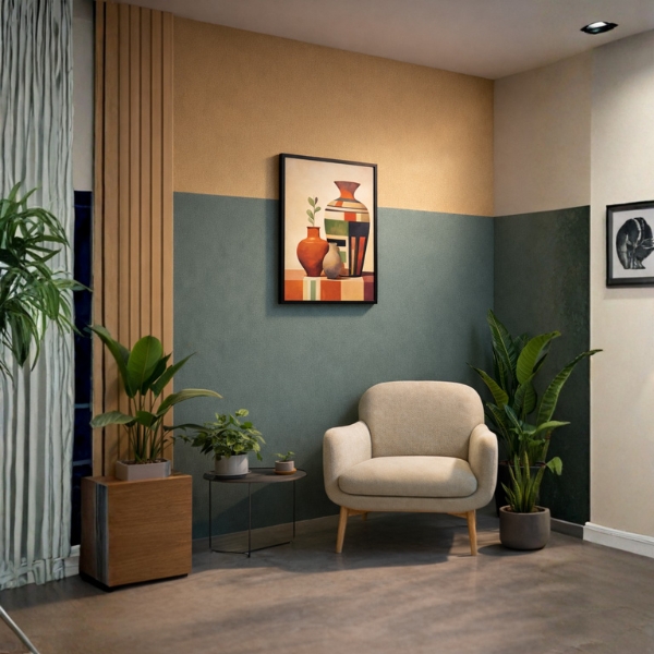 Modern Geometric Vase Wall Art Frame (SICR00189) - Image 3