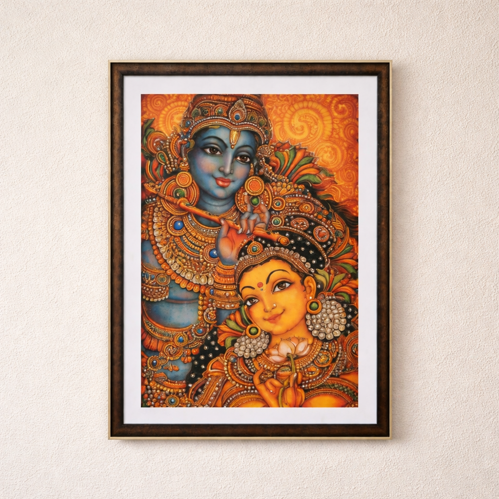 radha-krishna-divine-love-laminated-wall-frame