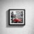 Red Vintage Car Street Photography Framed Wall Art
