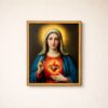 sacred-heart-mother-mary-laminated-wall-frame