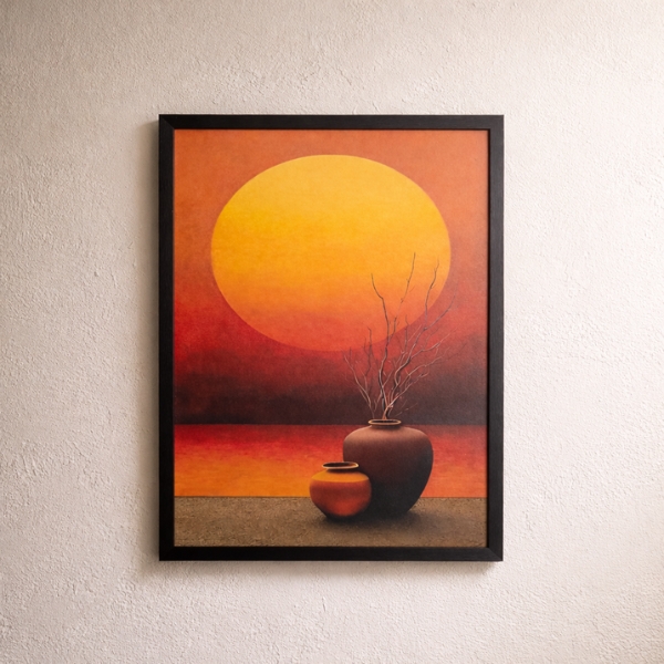 sunset-serenity-vase-wall-art-laminated-frame