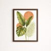 tropical-botanical-sun-wall-art-laminated-frame
