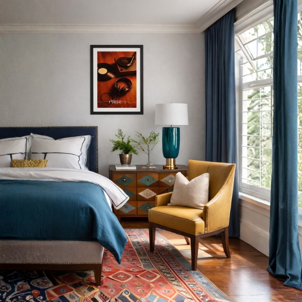 Vintage Music Vinyl Record Wall Art Frame (SICR00224) - Image 2